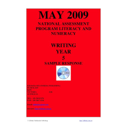 Year 5 May 2009 Writing - Response